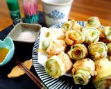 ＊ズッキーニと豚肉くるくる巻きの天ぷら＊作り方4写真