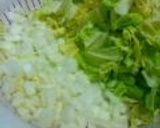 豚ひき肉と白菜のあんかけ丼作り方1写真