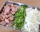 レンジで時短♪ウィンナーdeピザトースト作り方1写真