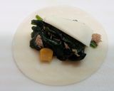 ほうれん草とコーン入りシーチキンの餃子☆作り方2写真