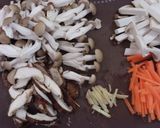 土鍋で♪ツナときのこの炊き込みごはん作り方2写真