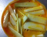 ホッとする味　うどの卵とじ作り方2写真