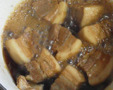 塩麹で柔らか豚の角煮～半熟卵添え作り方8写真