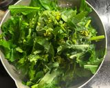 のらぼう菜の煮浸し。作り方2写真