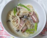 お腹いっぱい☆クリームスープスパゲッティ作り方9写真