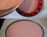 ストロベリーレアチーズケーキ作り方10写真