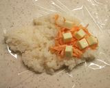 人参とチーズのサラダ　パッタンおにぎり作り方4写真
