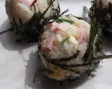 ソーセージとチーズの　茶巾おにぎり！作り方7写真