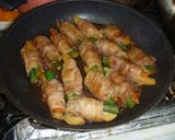 豚ばら肉の野菜巻き甘辛炒め作り方9写真