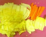 豚こま肉のたっぷり野菜炒め作り方1写真