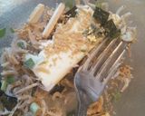 松茸と桜えびのお吸い物パスタ作り方1写真