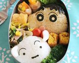 クレヨンしんちゃんとシロのキャラ弁作り方6写真