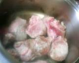 にんにく風味のスネ味噌煮込み作り方3写真