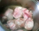 にんにく風味のスネ味噌煮込み作り方3写真