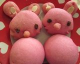 ビーツ(赤カブ缶詰）入り♡ピンクパン作り方5写真