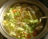 朝中華シャキシャキレタスープ作り方5写真
