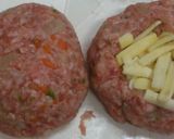 デミグラスチーズ入りハンバーグ作り方1写真
