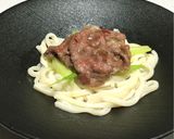 和牛すき焼き仕立ての旨辛釜玉うどん作り方11写真