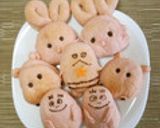 ビーツ(赤カブ缶詰）入り♡ピンクパン作り方6写真