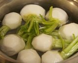 小蕪の酢みそ和え作り方1写真