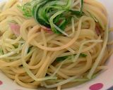 お手軽！ベーコンと水菜の和風パスタ♪作り方7写真
