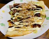 簡単！がっつりいけちゃう♡豚玉のお好み焼き作り方9写真