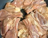 スペアリブ　ヨシダのBBQソース使用作り方5写真