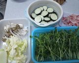 豆苗&なす&きのこのピリ辛味噌炒め作り方1写真