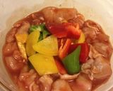 レンジで簡単♪鳥肉パプリカ簡単ヘルシー煮作り方5写真