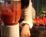 子供と一緒に♪　一度に２種類の苺ジュース作り方4写真