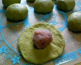 ホームベーカリーで作る抹茶の桜あんぱん作り方7写真