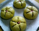 ホームベーカリーで作る抹茶の桜あんぱん作り方13写真