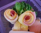 たまご一個簡単お弁当の卵焼き作り方6写真