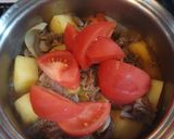 トマト肉じゃが作り方5写真