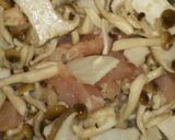 キノコとチキンの塩麹パスタ作り方2写真