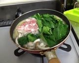 ほうれん草と豚肉のパスタ作り方2写真