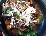 茄子とピーマンの挽肉炒め作り方3写真