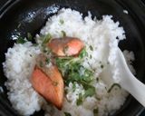 おにぎり【チーズとサケとセロリの葉】作り方2写真