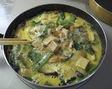 高野豆腐の卵とじ（すき焼きのタレで）作り方3写真