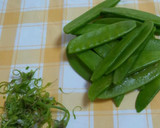 簡単煮物☆おかあさんのさやえんどう卵とじ作り方1写真