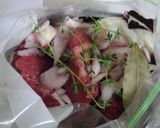 牛肉の赤ワイン煮作り方1写真