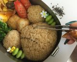 キャラ弁＊くまのがっこうジャッキー作り方2写真