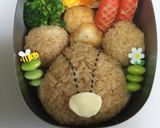 キャラ弁＊くまのがっこうジャッキー作り方3写真