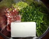 かぶの葉っぱでロールキャベツ作り方3写真