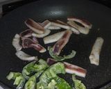 イカとピーマンのニンニク醤油炒め作り方4写真