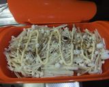 ササミとえのきのレンジ蒸し作り方3写真
