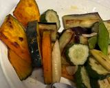 出汁がらで作る肉なし夏野菜カレー作り方3写真