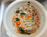 おかんレシピ𓀤𓀣もやしのナムル風ごま和え作り方3写真