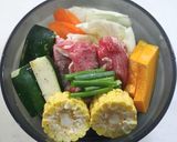 Anyday基本のレンジ野菜蒸し作り方1写真