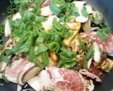 すき焼き風あんかけうどん作り方1写真